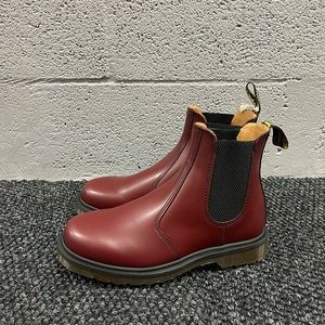 Dr. Martens Chelsea Cherry Red Boots Women Sz 8
